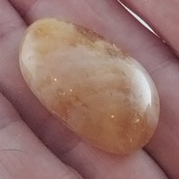Accents Natural Amber Quartz Polished Stone Poshmark